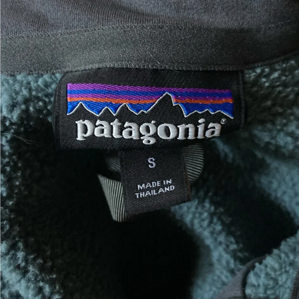 Patagonia 1/4 Zip Better Sweater Fleece Knit Pullover Blue - Picture 5 of 7